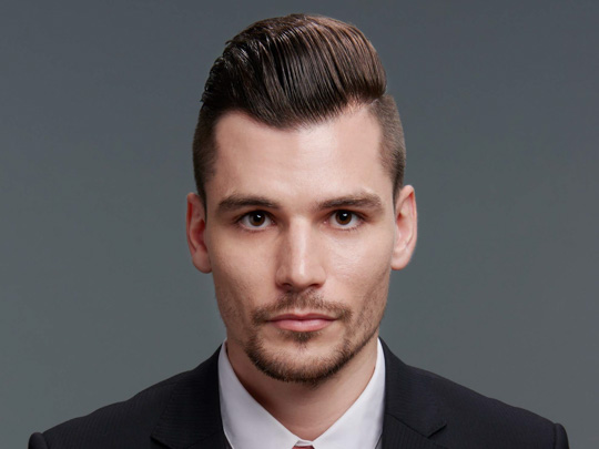 Textured Quiff Mohawk Haircut